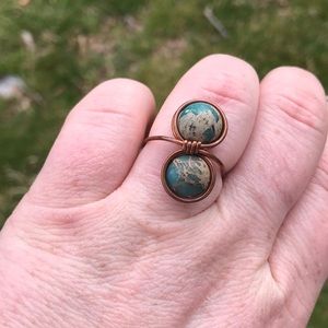 Aqua terra Jasper ring